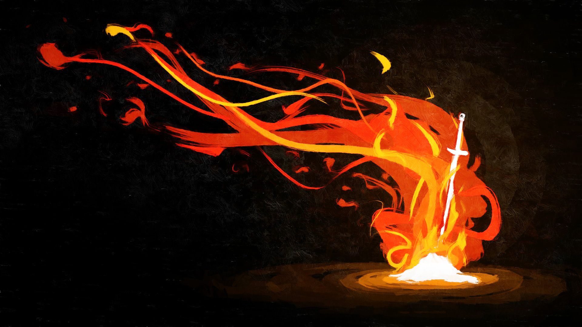 Animated Fire Wallpaper - HD Wallpaper 