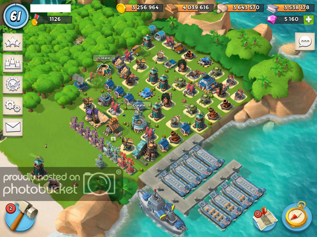 boom beach base layouts
