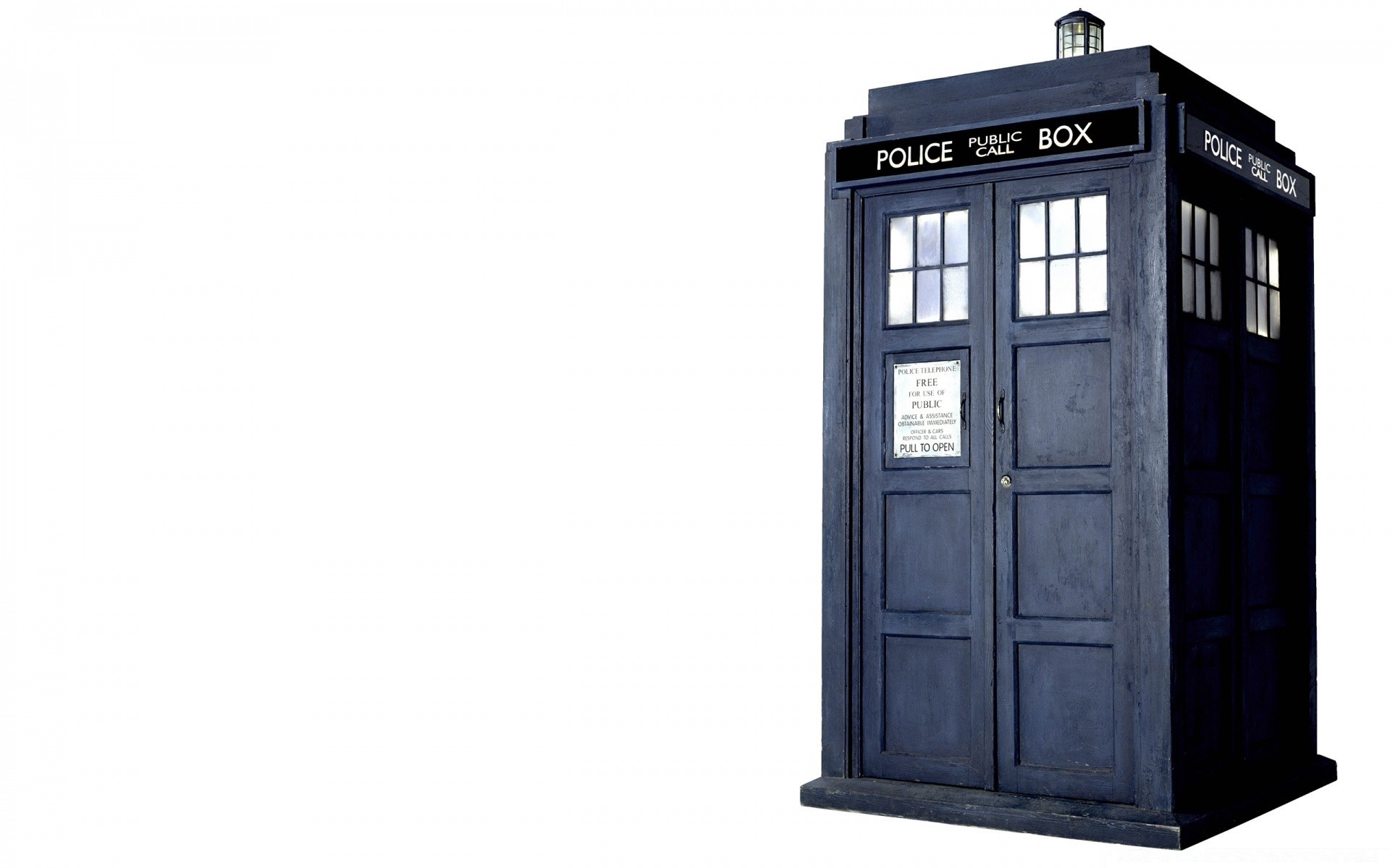 Movies Desktop - Doctor Who Tardis White Background - 1920x1200 Wallpaper -  