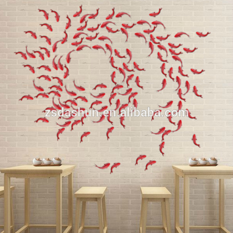 Multi-size Diy Art Design 3d Fihs Wall Sticker Wedding - Diy Wall Decor Fish - HD Wallpaper 