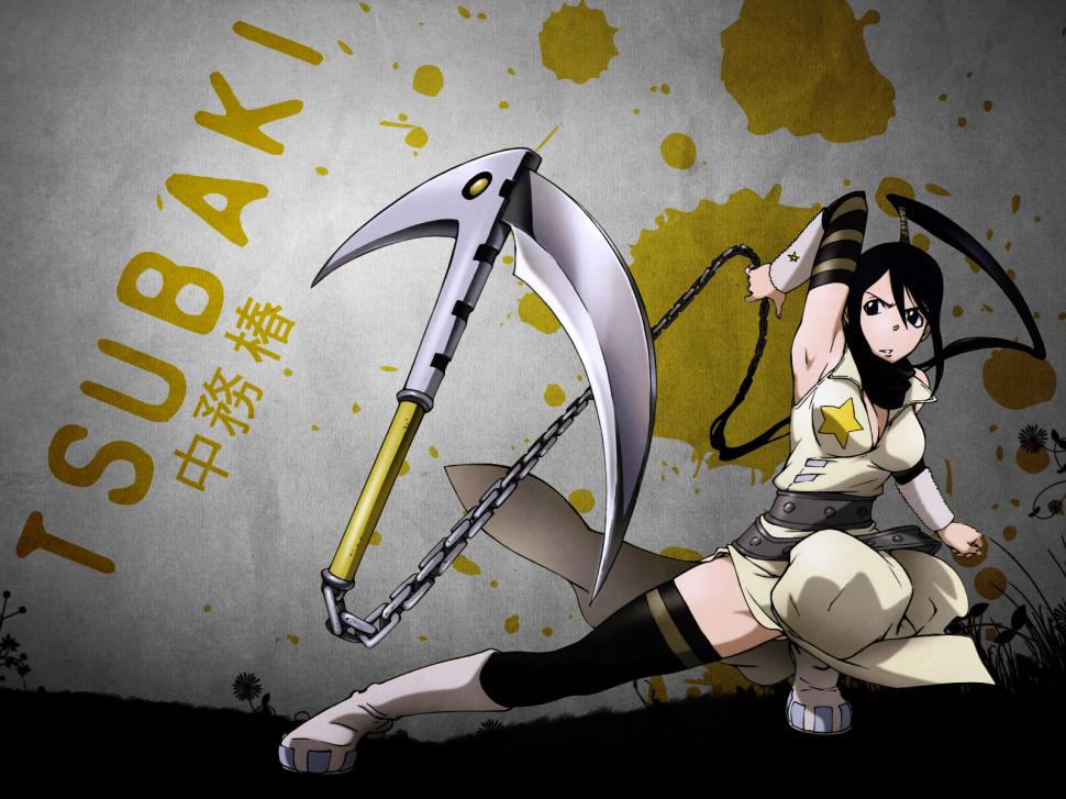 Soul Eater Anime Manga Tsubaki Hd Wallpaper Cartoon Comic Tsubaki