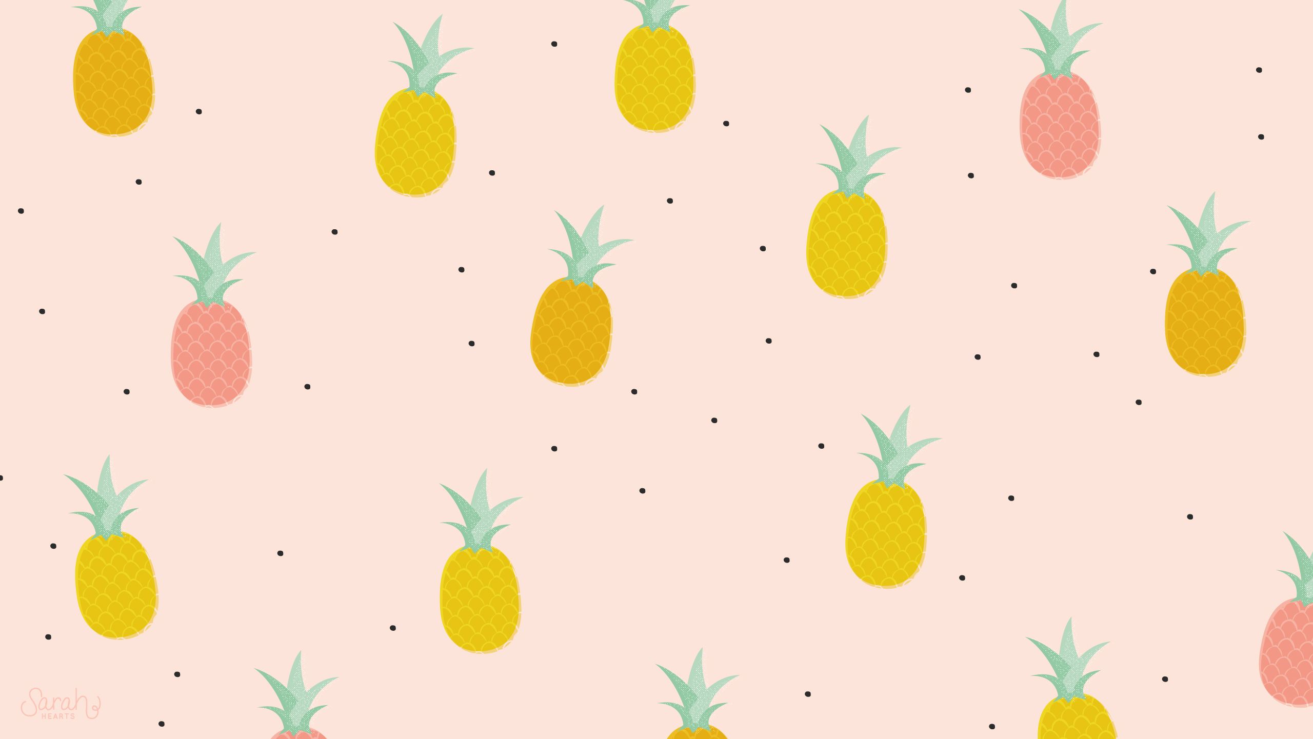 High Resolution Pineapple Background - HD Wallpaper 