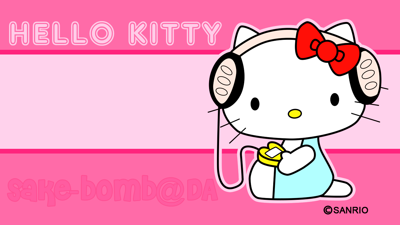 Cool Hello Kitty Background 1366x768 Wallpaper Teahub Io