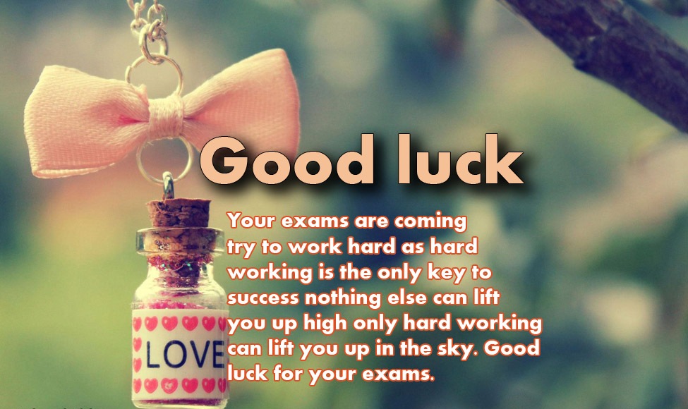 Good Luck For Final Exam Wallpaper