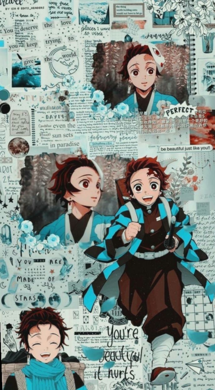 Kimetsu No Yaiba Edit - 686x1245 Wallpaper - teahub.io