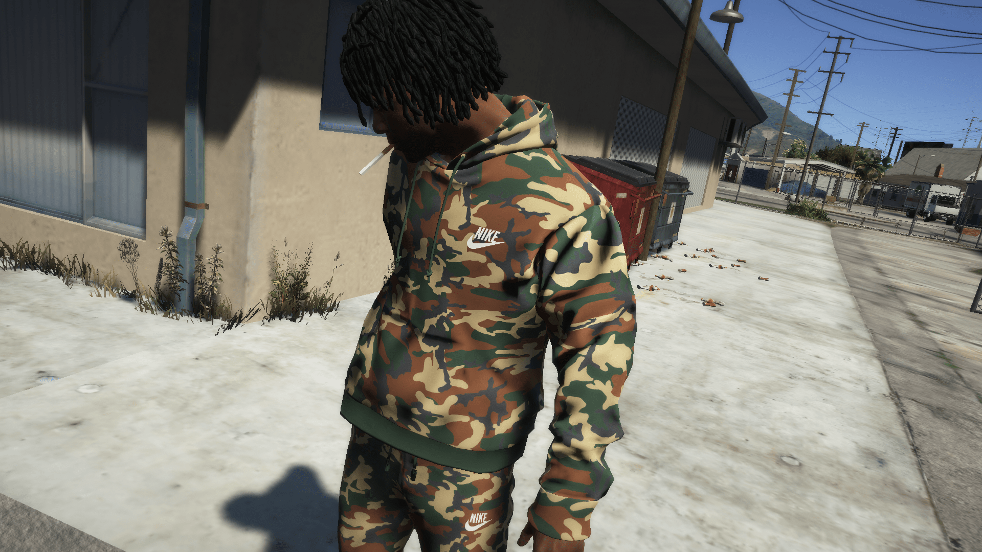 nike camouflage sweatsuit