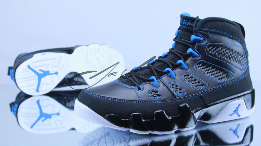 Blue And Black Jordans 21 High Resolution Wallpaper - Jordan Retro 9