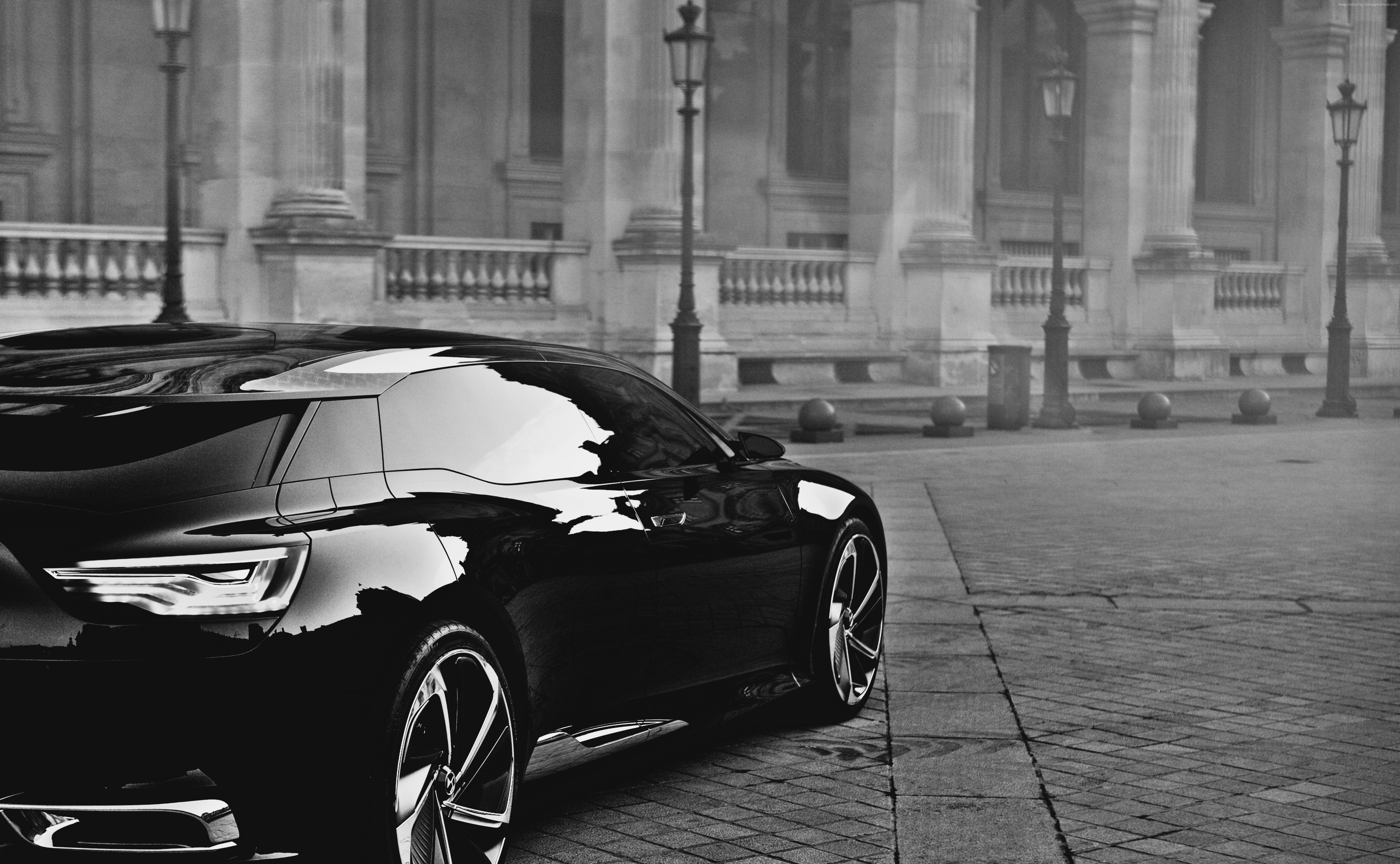 Expensive Cars Black And White - HD Wallpaper 