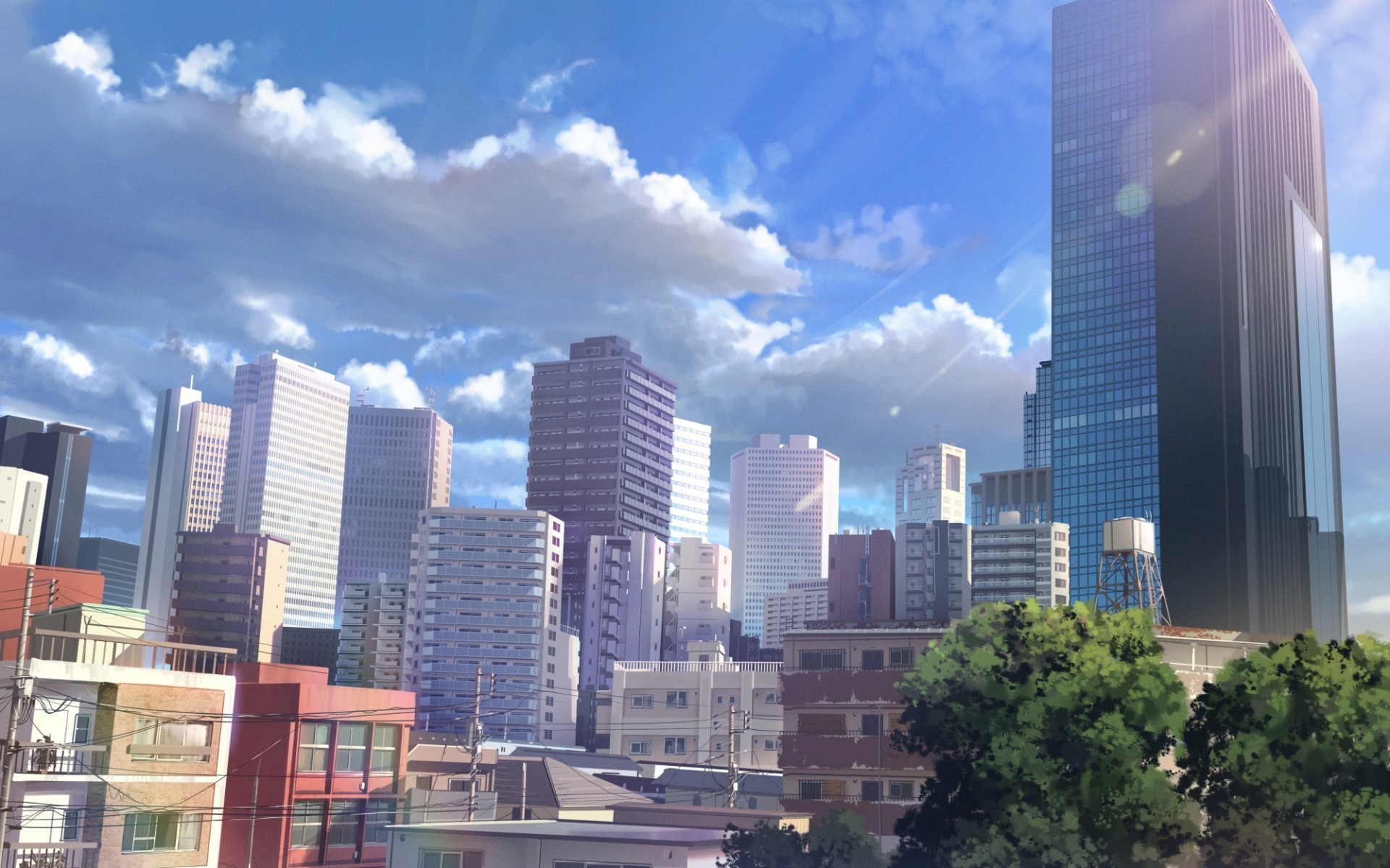 Featured image of post The Best 28 Scenery City Anime Wallpapers