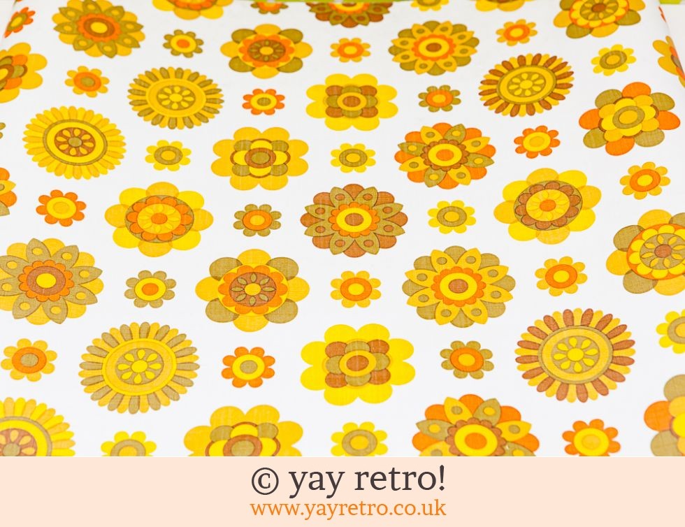 Vintage Orange Daisy Wallpaper - Cheap Vintage Wallpaper Uk - 980x754 ...