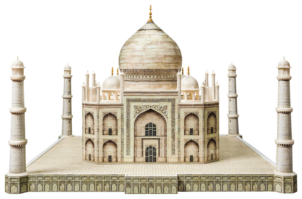 Taj Mahal En 3d - 1024x676 Wallpaper 