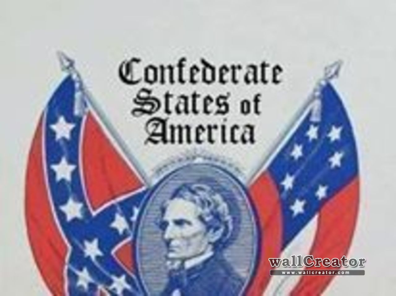 Confederate States Of America Confederate Flag Jefferson Davis