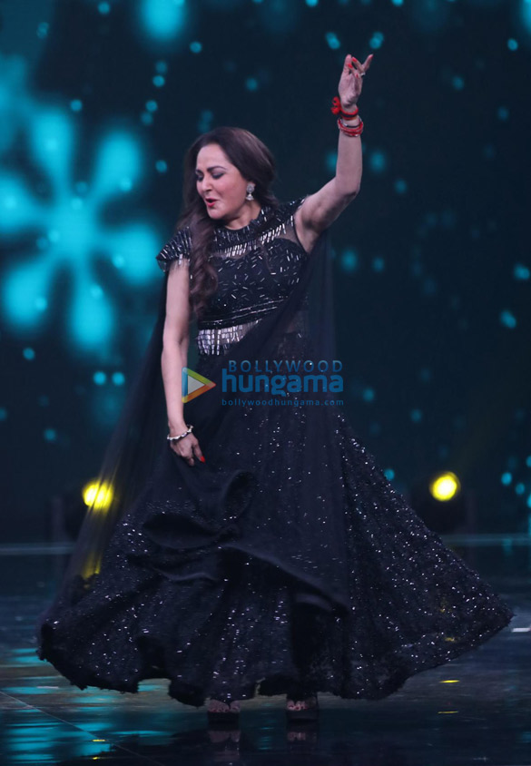 Jeetendra And Jaya Prada Snapped On Sets Of Super Dancer Stage