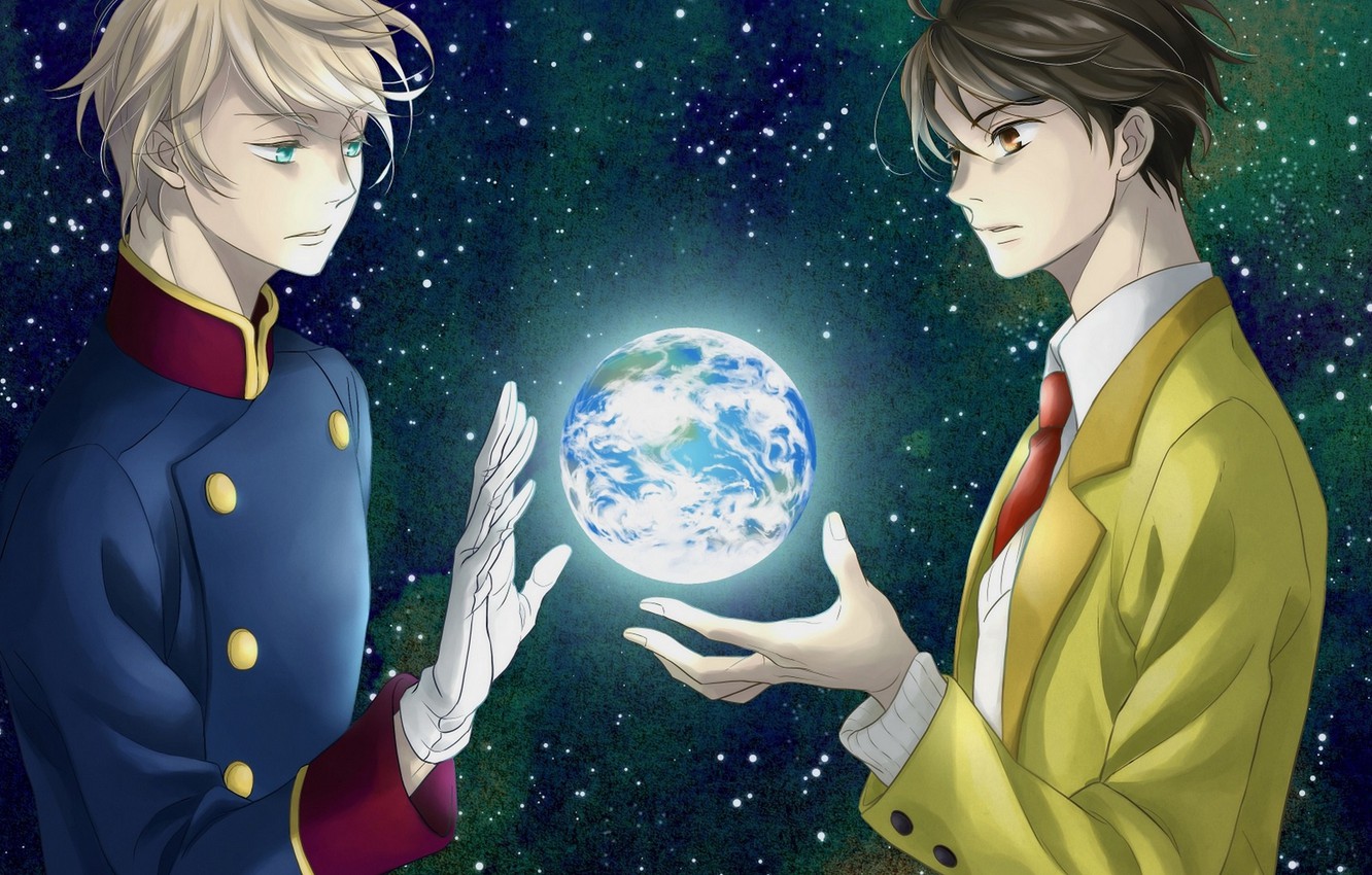 Photo Wallpaper Anime, Earth, Guys, Aldnoah Zero, Aldea - Cartoon - HD Wallpaper 