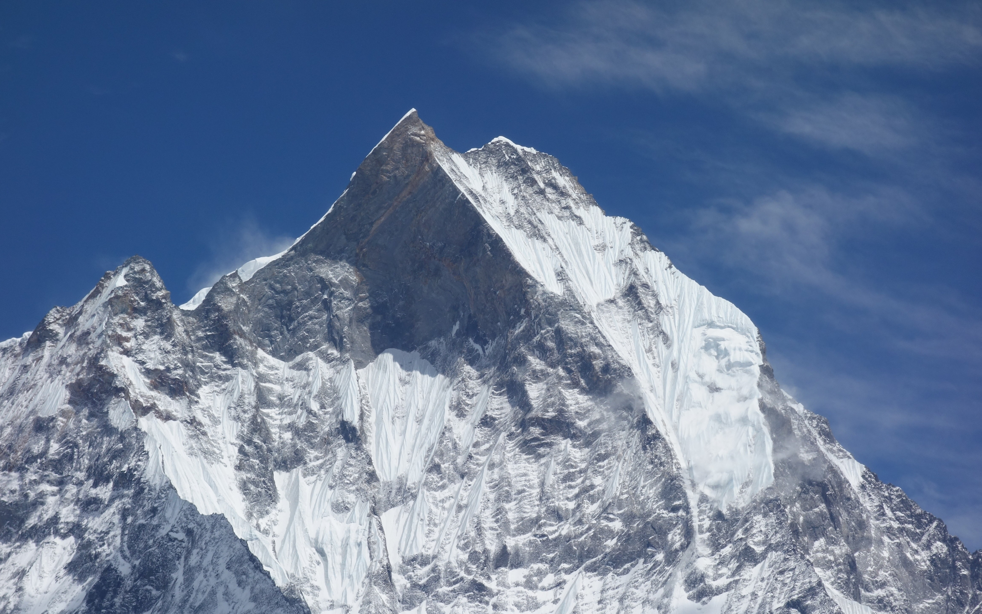 Fishtail Peak, Mountains, Nepal, Wallpaper - Machapuchare - HD Wallpaper 