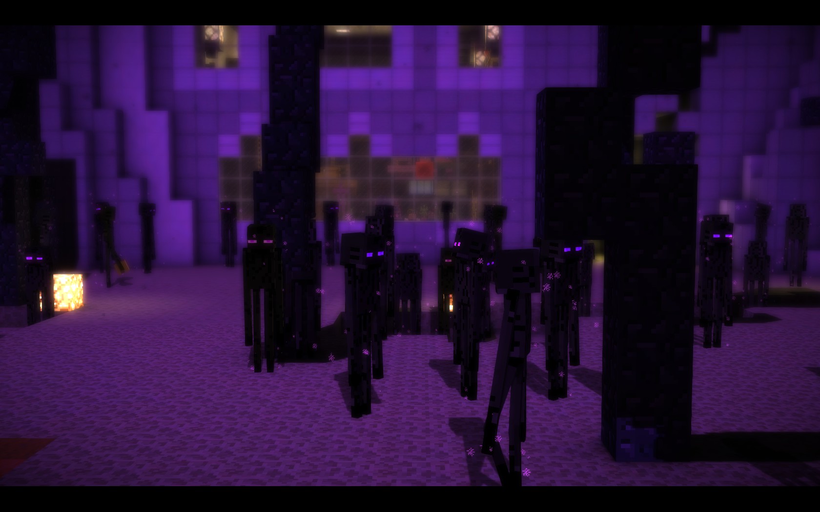 Minecraft Story Mode S1 Endermen Enderman Minecraft Story Mode 1680x1050 Wallpaper Teahub Io