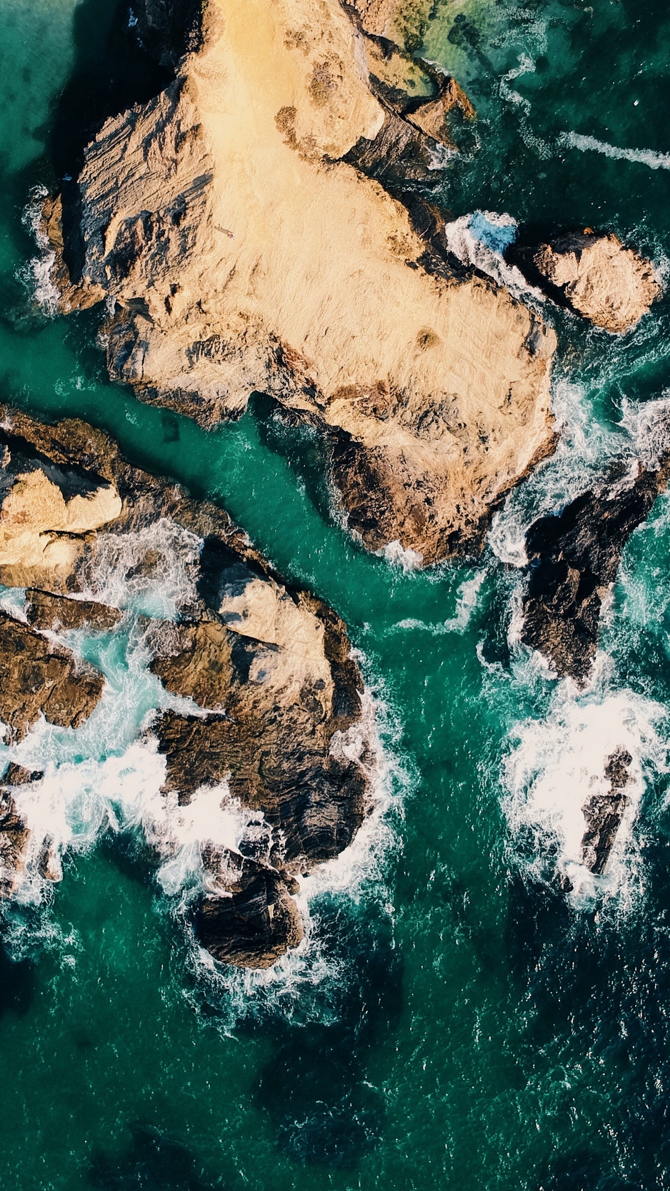 Wallpaper Island, View From Above, Ocean, Shore - Island Background ...