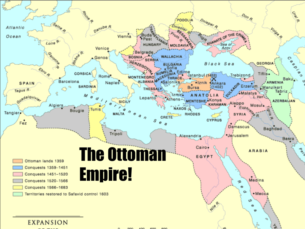 Карта османской империи 1683