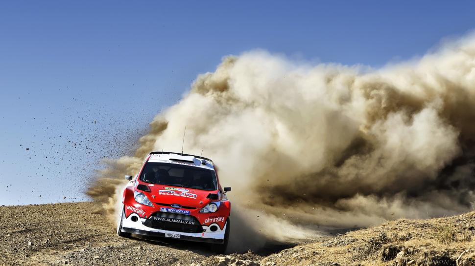 Ford Rally Fiesta Dust Hd Wallpaper,cars Hd Wallpaper,ford - Ford ...