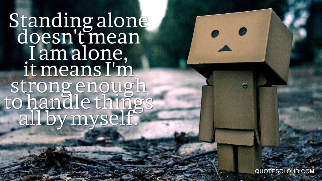 im alone wallpaper