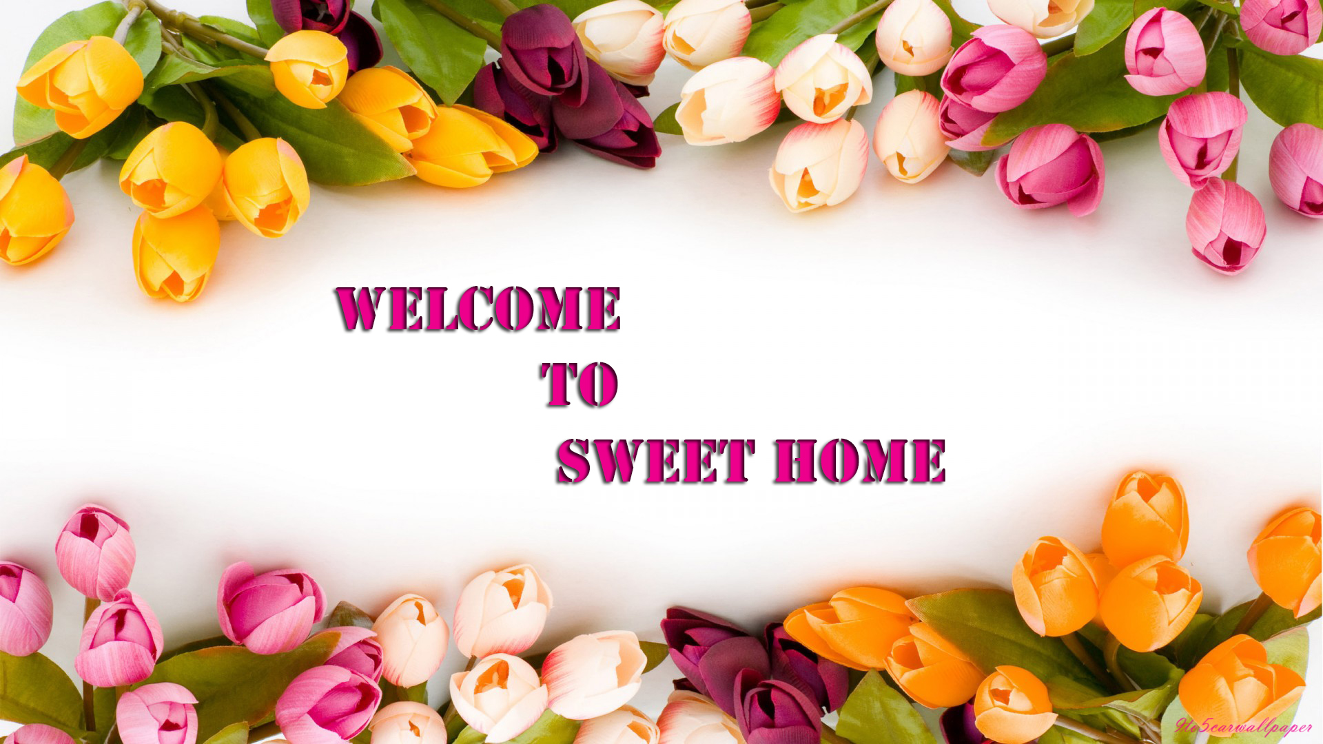 welcome images with flowers