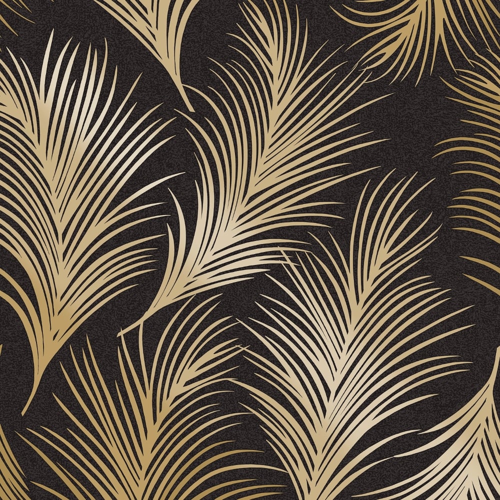 Black And Gold Wallpaper Modern 1000x1000 Wallpaper Teahub Io