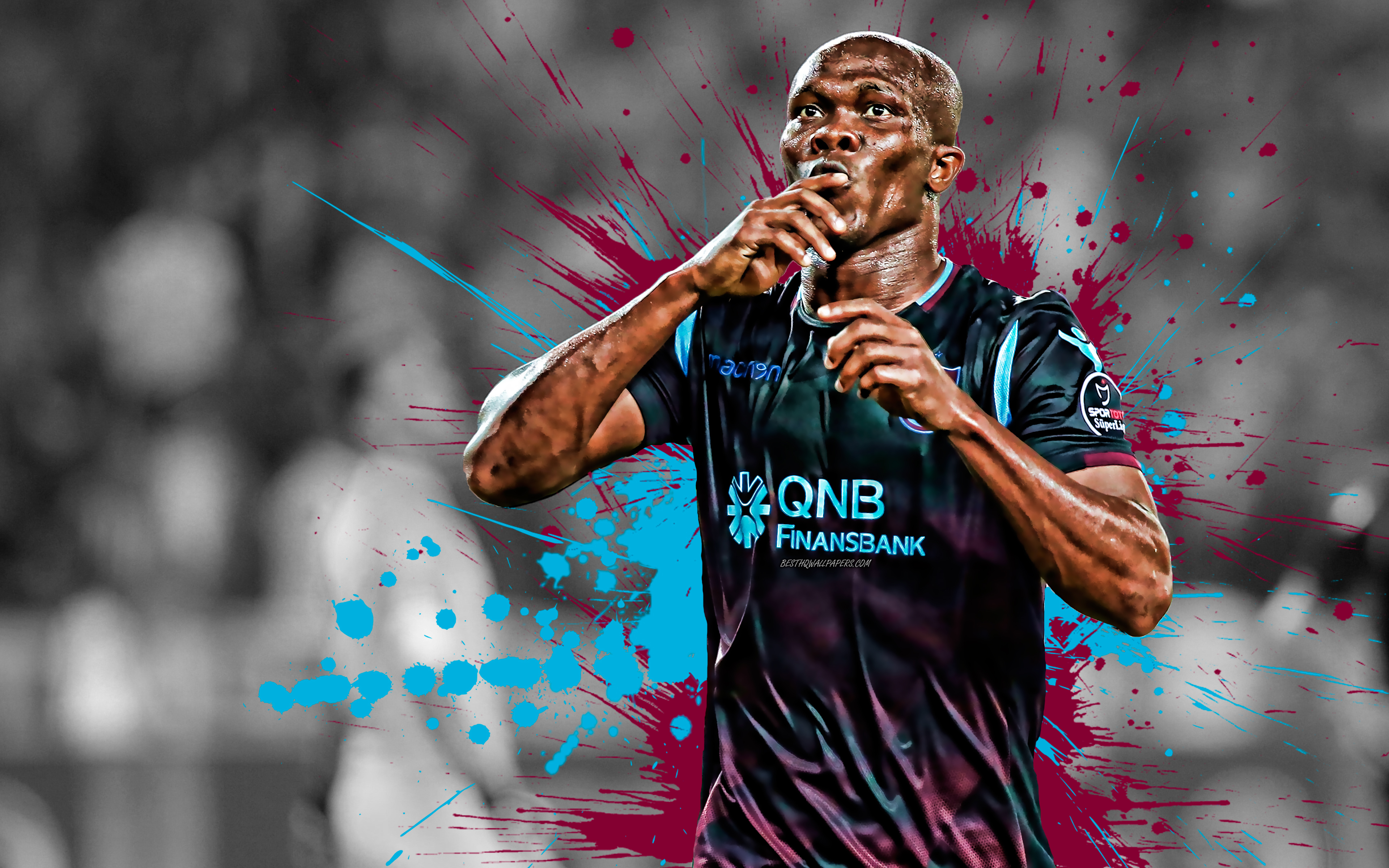 Anthony Nwakaeme, 4k, Nigerian Football Player, Trabzonspor, - Anthony Nwakaeme Trabzonspor - HD Wallpaper 