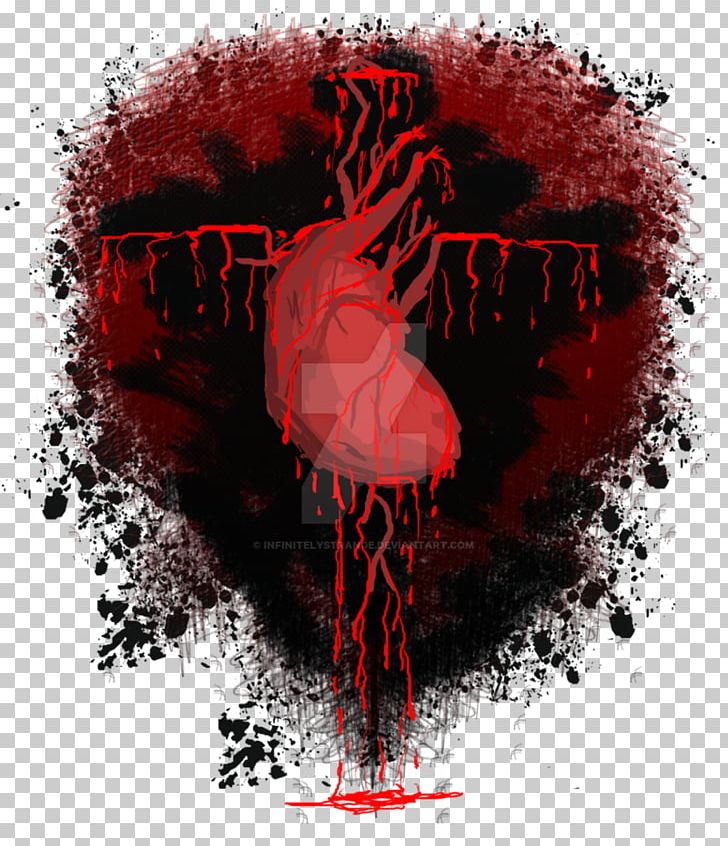 Blood Heart Bleeding Png, Clipart, Art, Bleeding, Blood, - HD Wallpaper 