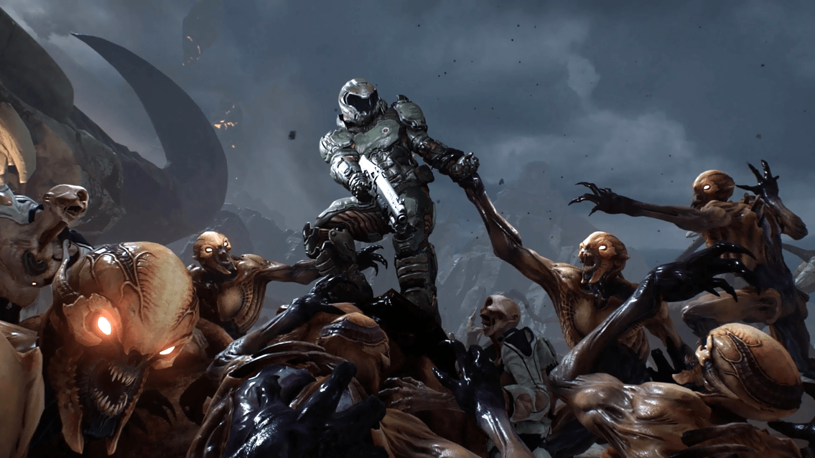 Doom Eternal Wallpapers Hd Doom Wallpaper 1080p 1600x900 Wallpaper Teahub Io