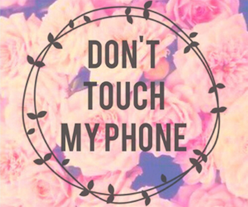 Do Not Touch My Phone Background - HD Wallpaper 