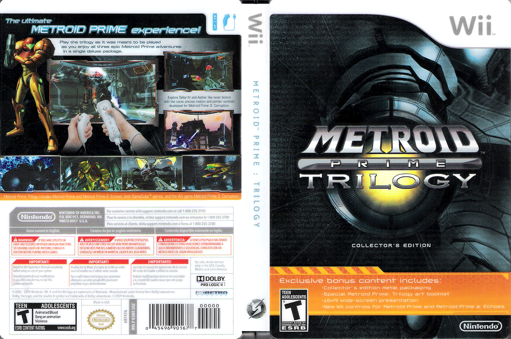metroid prime trilogy hd switch