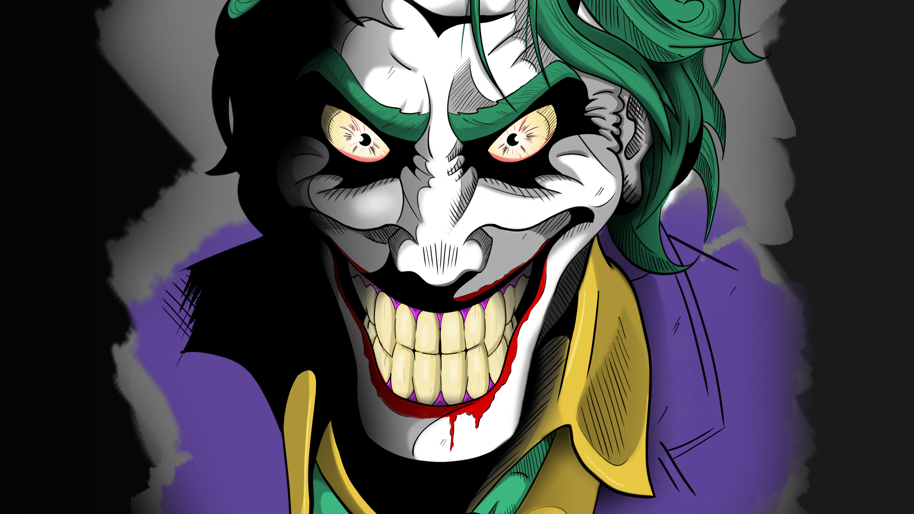 Joker 2019 Image Cartoon - HD Wallpaper 