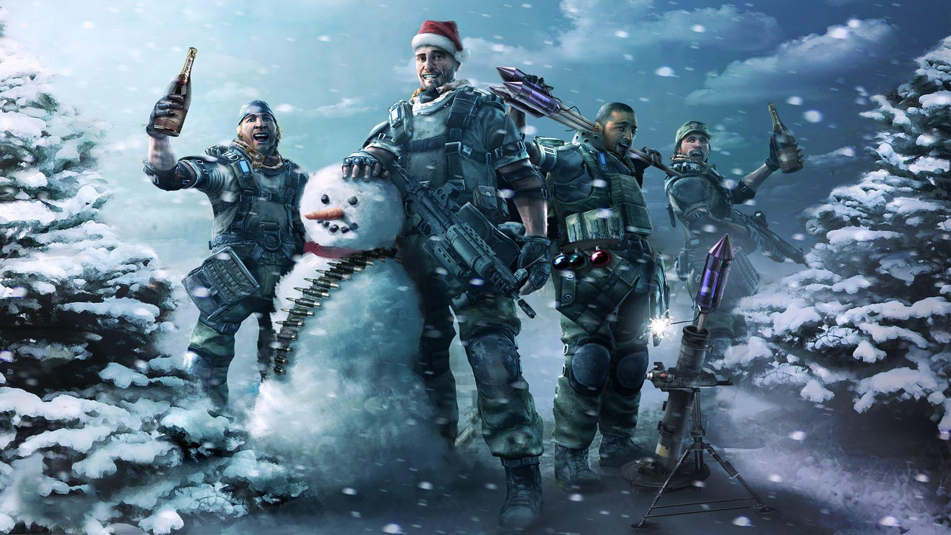 Killzone At Christmas Armed Forces At Christmas 1920x1080 Wallpaper