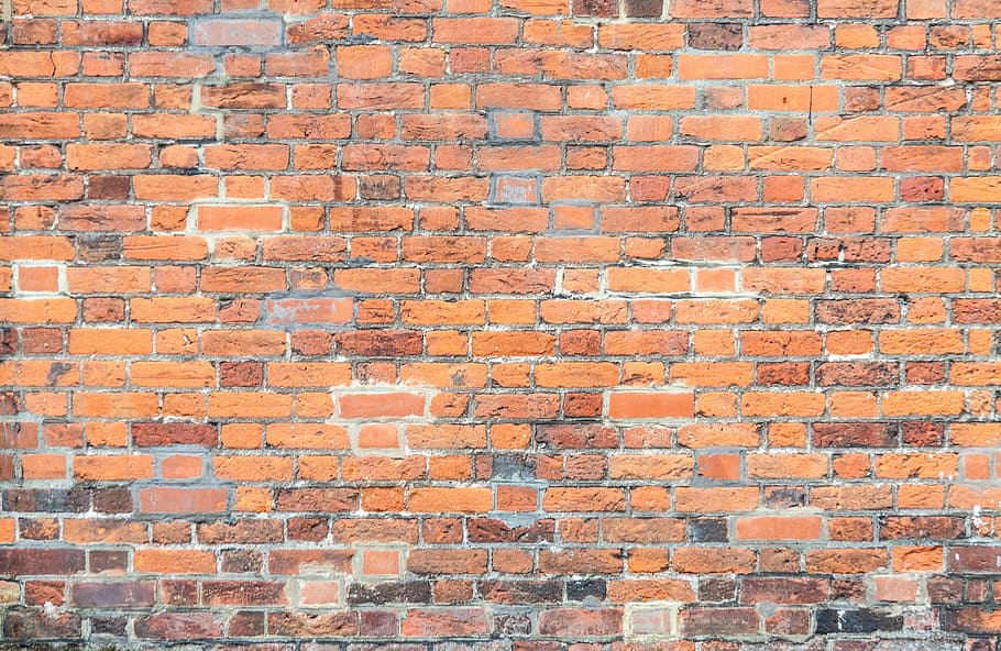 Orange Brick Wall, Texture, Backgrounds, Pattern, Red, - Warehouse Brick Wall Texture - HD Wallpaper 