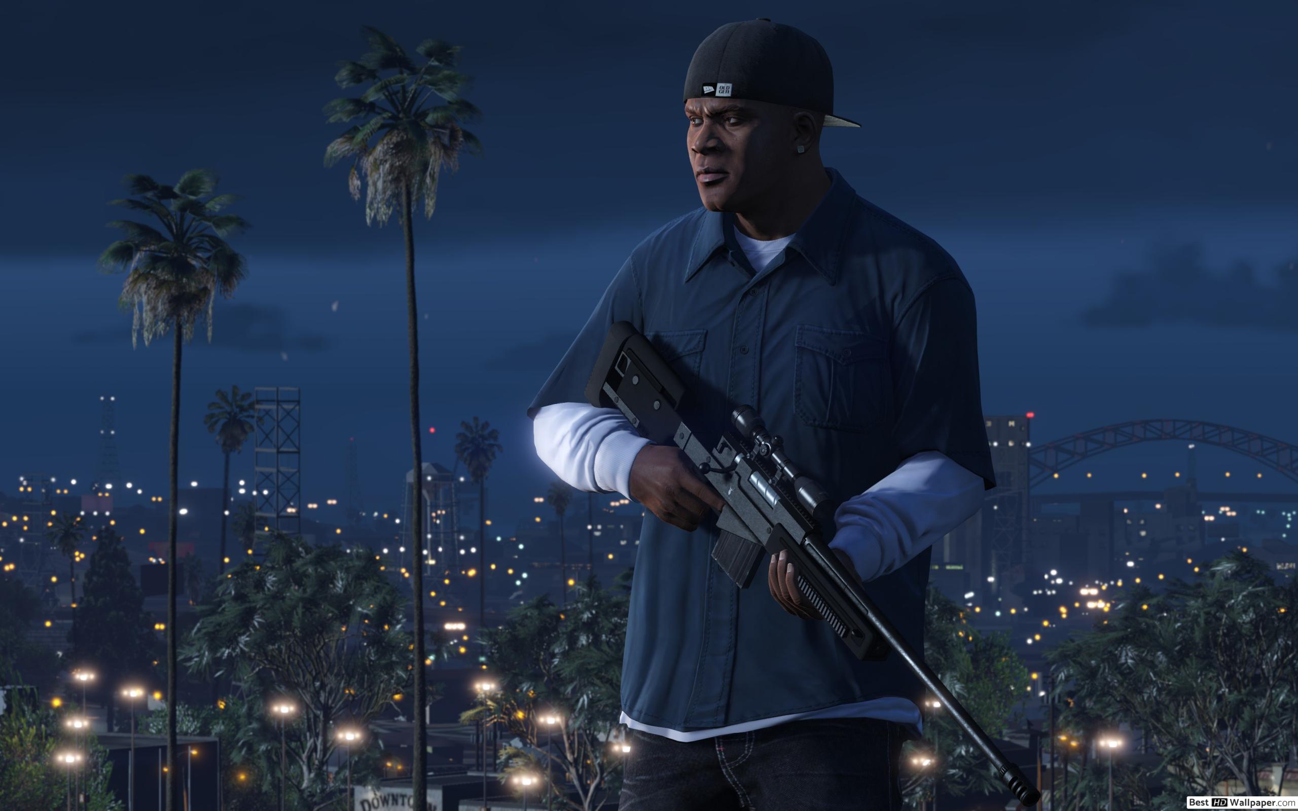 Gta V Franklin Sniper - 2560x1600 Wallpaper - teahub.io