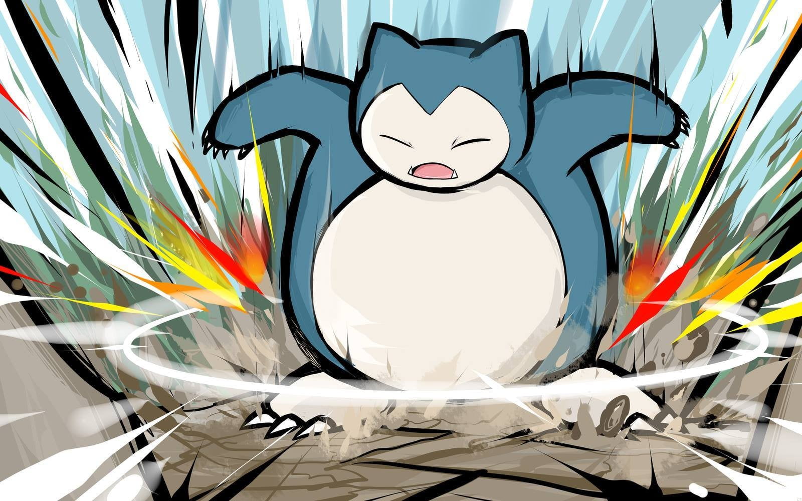 Snorlax Fan Art 1600x1000 Wallpaper