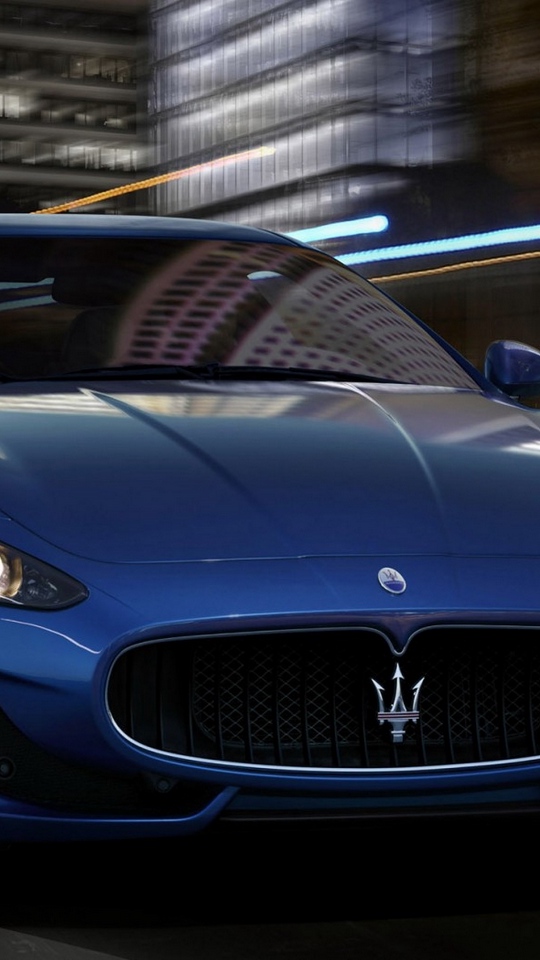 Wallpaper Street, Car, Speed, Maserati - Maserati - 540x960 Wallpaper ...