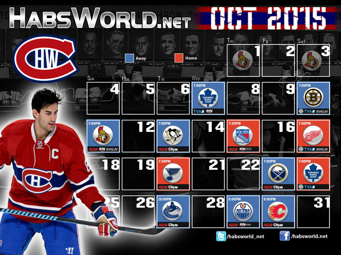 nhl habs schedule