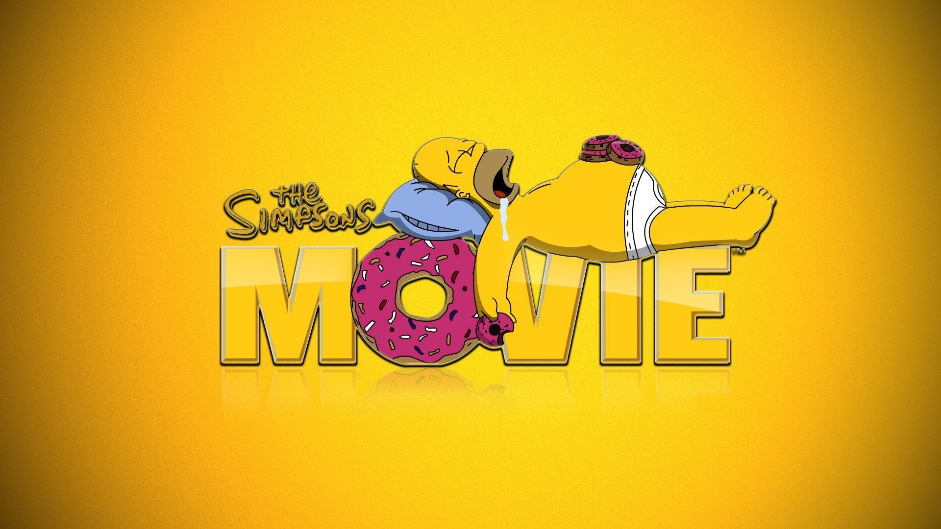 The Simpsons Movie Wallpaper - Simpsons Movie - HD Wallpaper 