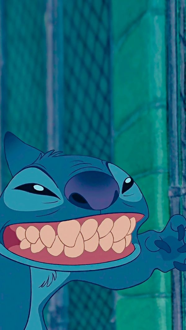 Stitch, Disney, And Wallpaper Image - Stitch Smile - HD Wallpaper 