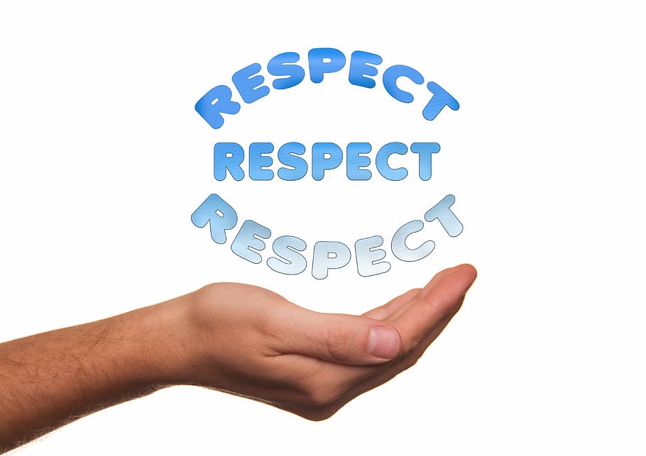 Hand With Respect Text Overlay, Offer, Handful Of, - Practicing Respect - HD Wallpaper 