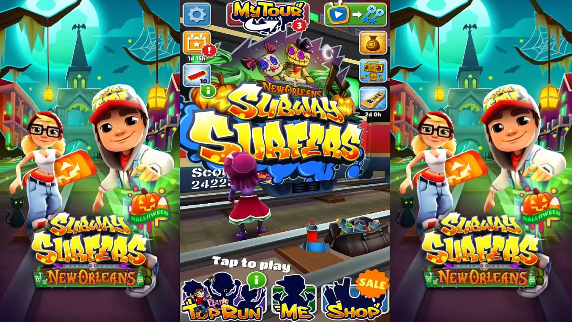 Subway Surfers World Tour Orleans 19x1080 Wallpaper Teahub Io