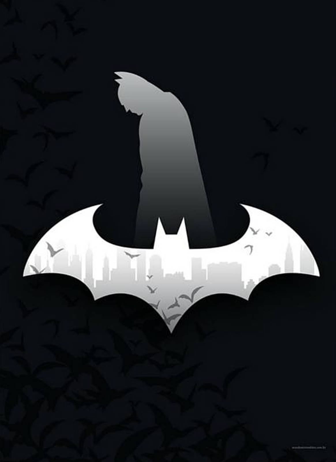 White Batman - 1165x1600 Wallpaper - teahub.io