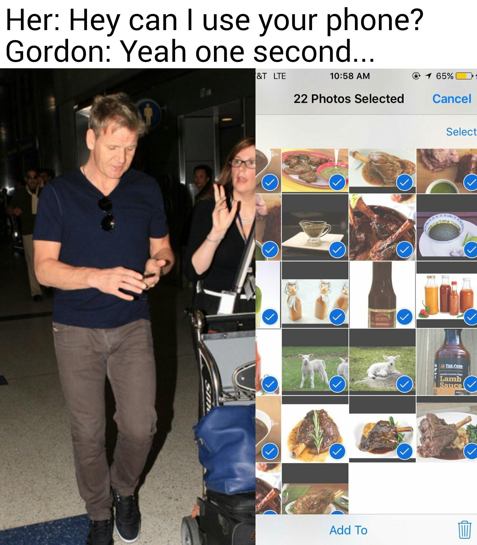Gordon ramsay lamb sauce memes