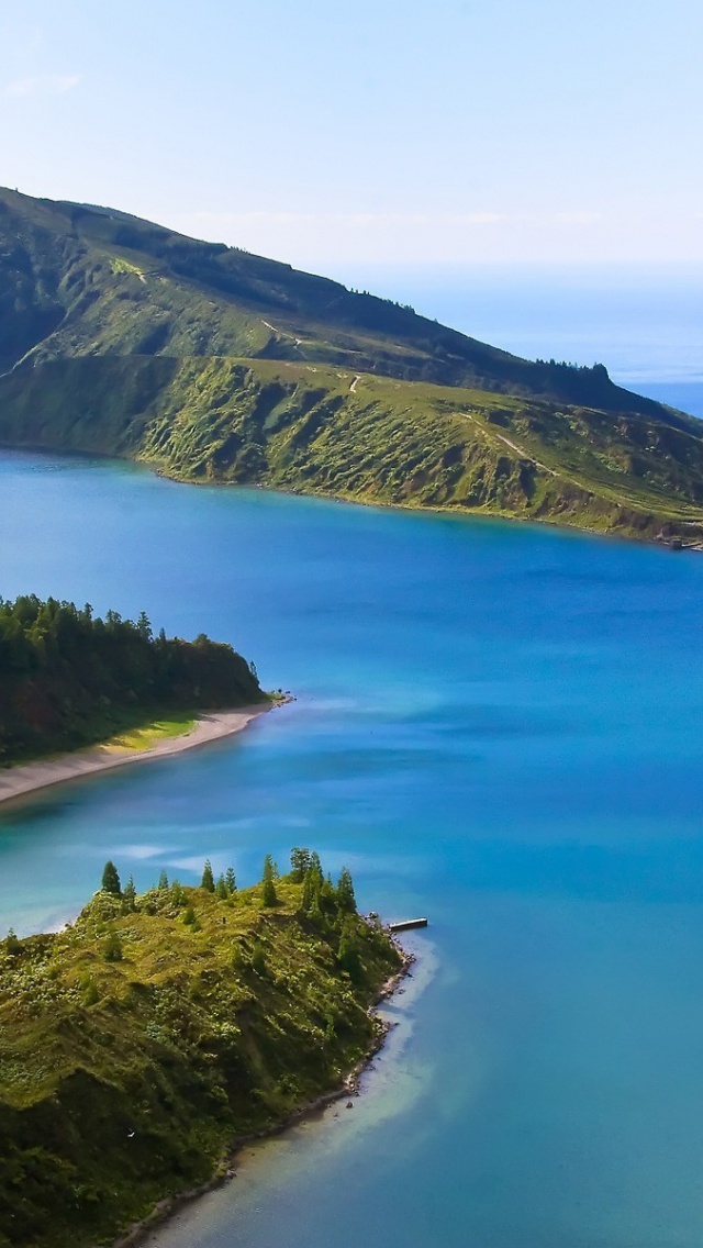 Lagoa Do Fogo - HD Wallpaper 