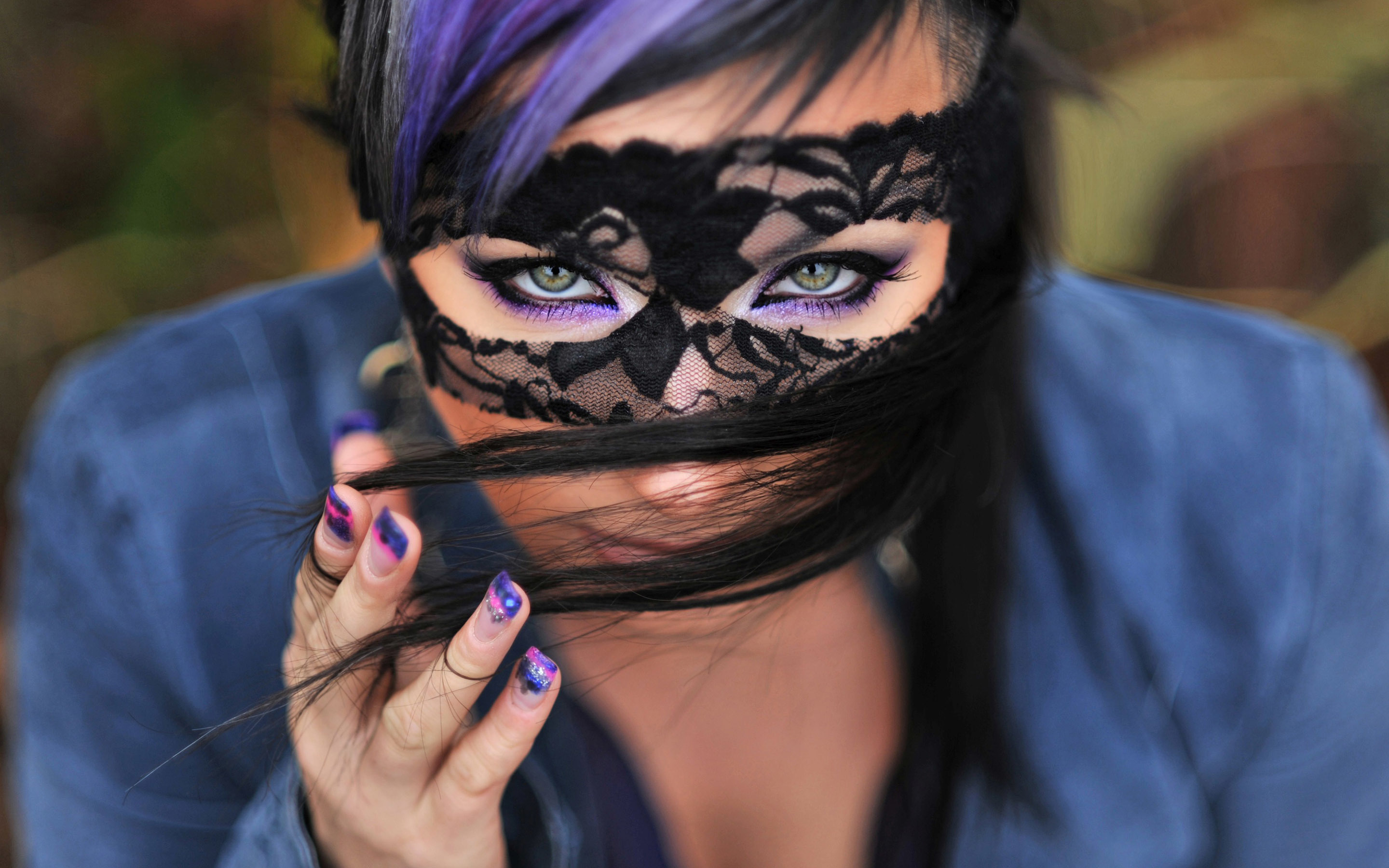 Mask Women - HD Wallpaper 