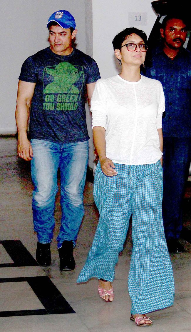 Aamir Khan And Wife Hd - HD Wallpaper 