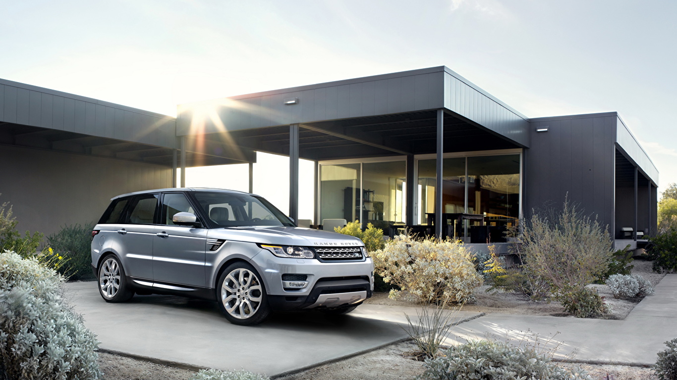 House With A Range Rover - HD Wallpaper 
