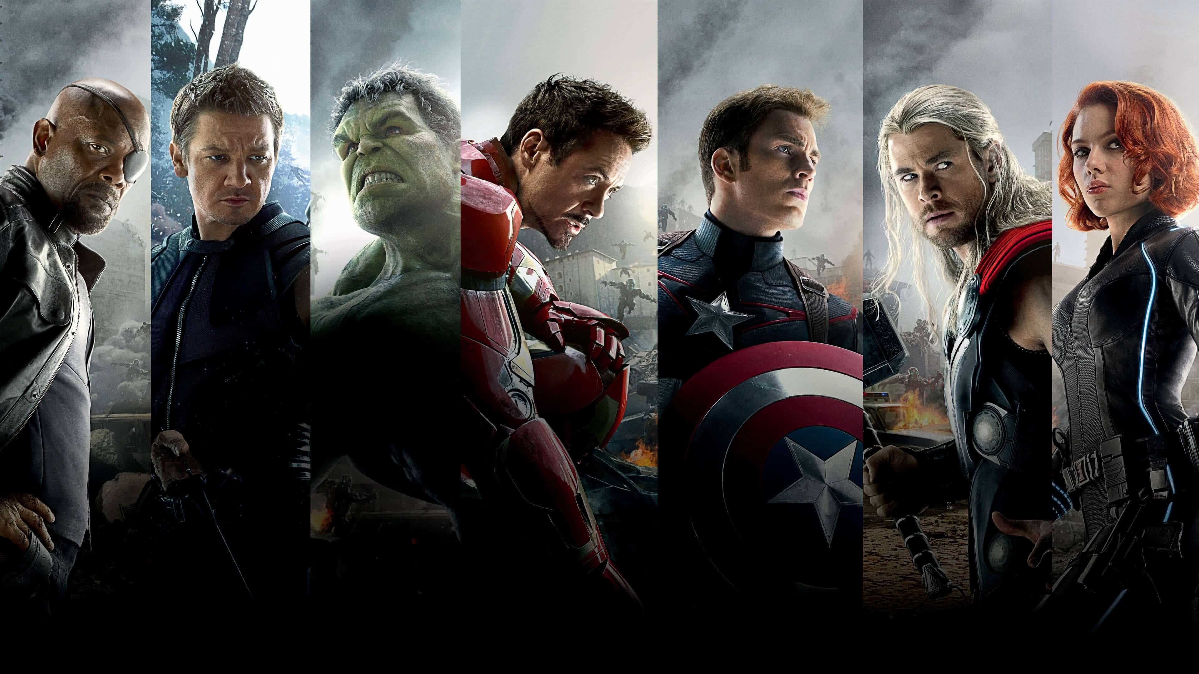 Marvel Avengers Age Of Ultron Uhd 4k Wallpaper Youtube Cover Photo Avengers 3840x2160 Wallpaper Teahub Io