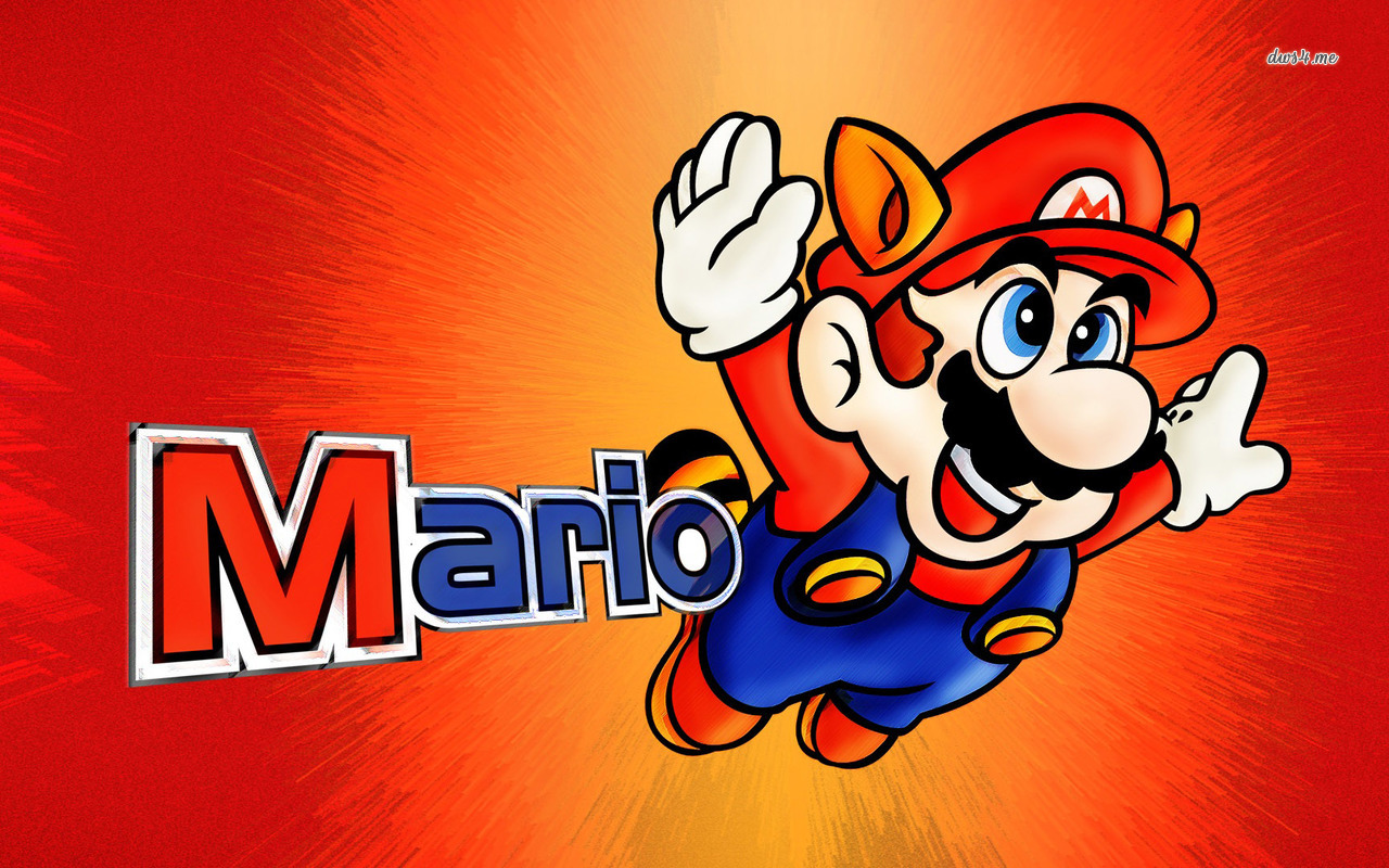 Mario Bros Flying Mario - HD Wallpaper 